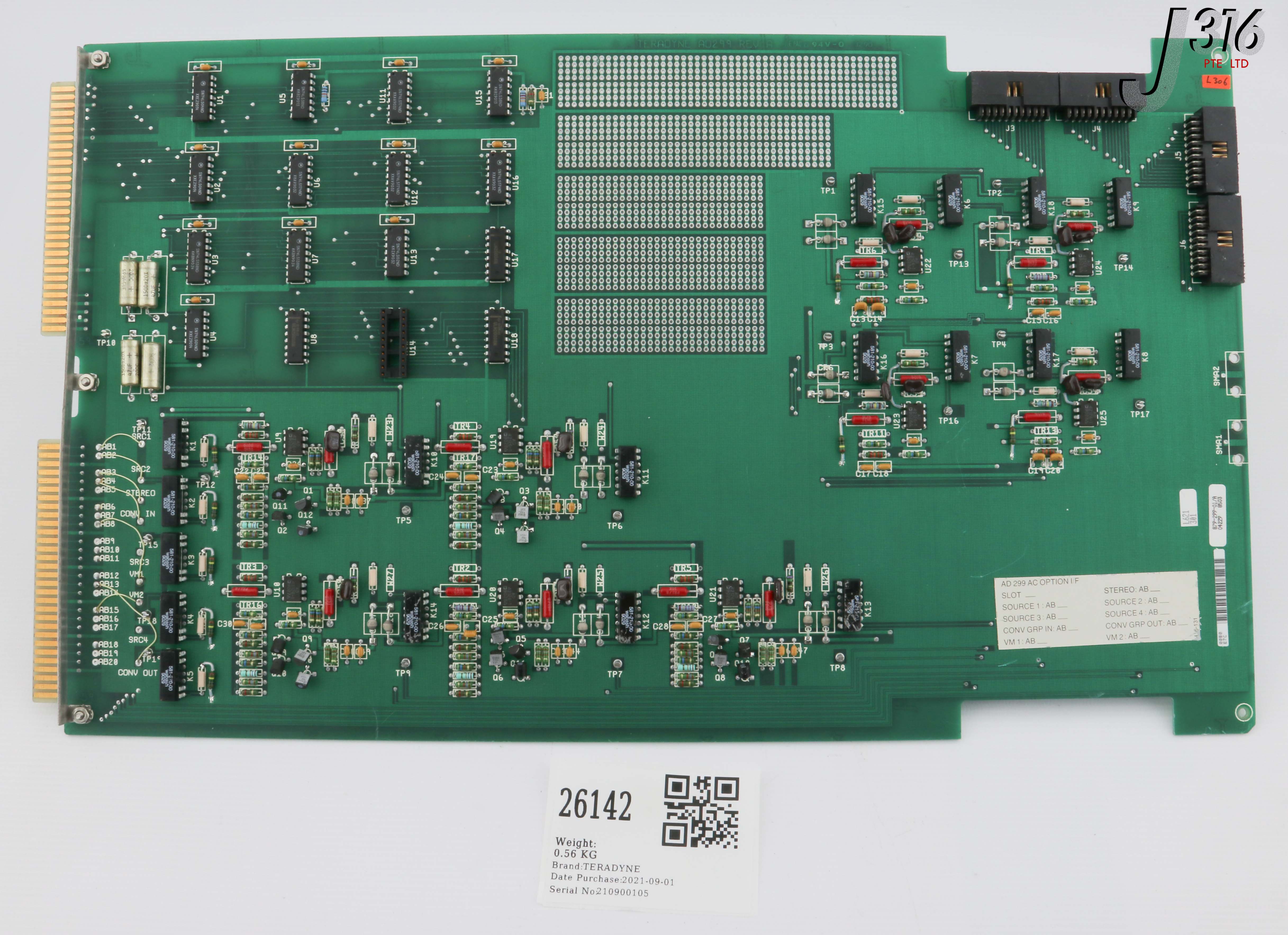にんにん品 26142 TERADYNE PCB, AC OPTION I/F BOARD, 879-299-01 AD299 | eBay